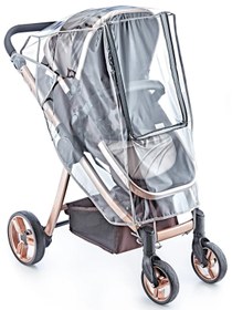 Resim Babyjem Reflektörlü Luks Bebek Arabası Yağmurluğu - Standart / Standart 