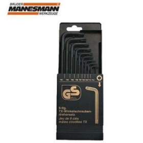 Resim Genel Markalar Mannesmann 18100 Allen Anahtar Seti (Torx, 9 Parça) 