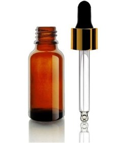 Resim 30Cc. Ecza Şişesi. Kahverengi Şişe. Cam Şişe. Cam Damlalıklı Şişe 