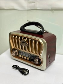 Resim kar-bul Nostaljik Bluetoothlu Uyumlu Rt-850 Usb / Bt / Radyo Müzik Kutusu Rt850 850-radyo 