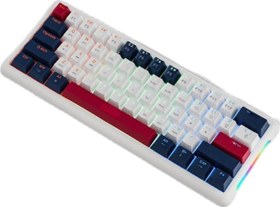 Resim CoverZone Leaven K610 Mini Kablolu Mekanik RGB Işıklı Klavye 61 Tuşlu Kırmızı Switch Q Klavye 10cm x 29cm 