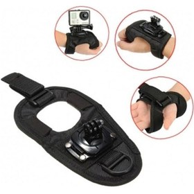 Resim Sjcam Sj6 Sj7 Aksiyon Kamera Uyumlu 360 Derece Dönebilen Eldiven 