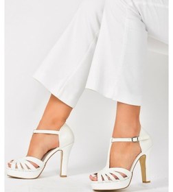 Resim Fox Shoes Sedef Platform Topuklu Kadın Ayakkabı M348010009 