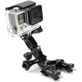 Resim Sjcam Sj6 Sj7 Aksiyon Kamera Uyumlu 3 Yollu Bisiklet Gidon Aparat 