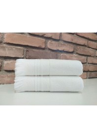 Resim Özdilek Betty Beyaz El Havlusu 2'li Çok Renkli 