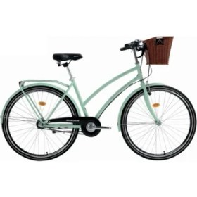 Resim Bisan Serenity Nexux 28 Jant 3 Vites 46 cm V-Fren Şehir Bisikleti - Mint Yeşili-Kahverengi 