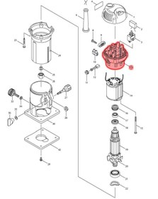 Resim Nesta Makita 3709 Motor Üst Yuva Ürün Kodu 140l18-2 