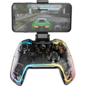 Resim Havit Gamenote G158BT Pro Transparan Rgb Gamepad Joystick (Android, Ios, Ps3, Ps4, Switch,pc Uyumlu) 