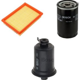 Resim Filtre Bakım Seti Honda Cıvıc 1.4 1996-2001 Benzinli Hava + Yağ F.+ Yakıt Filtre Bosch 