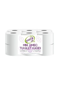 Resim Pratiksoft Mini Jumbo Tuvalet Kağıdı 12 Rulo 
