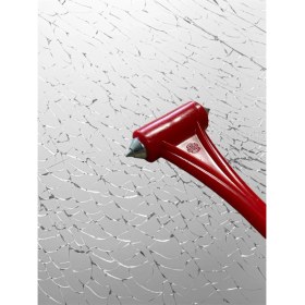 Resim Acil Çıkış Çekici Elmas Uçlu Cam Kırma Çekici Araç Imdat Çekici Acil Durum Cam Kırıcı 