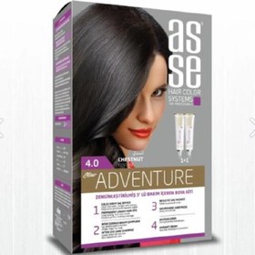 Resim Asse Hair Color System Saç Boyası Kestane No: 4.00 