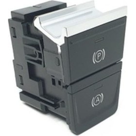 Resim Otobalcı Audi A6 El Fren Park Butonu Düğmesi Anahtarı 2019--2021 