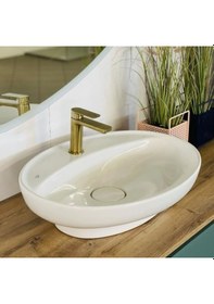 Resim Turkuaz Seramik Cerastyle Lal C Serisi 60 x 45.5 CM Tezgah Üstü Lavabo 