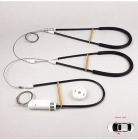 Resim Mercedes CLK C209 A209 2002-2009 2-Kapı İçin Ön Sol Cam Kriko Set 