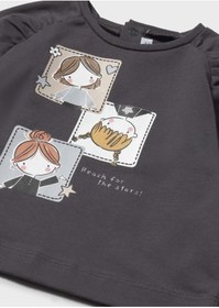 Resim MAYORAL Kız Bebek Sweatshirt Siyah 