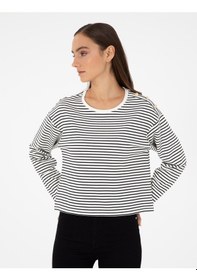 Resim Pierre Cardin Kadın Ekru Sweatshirt 50290987-vr019 Ekru 