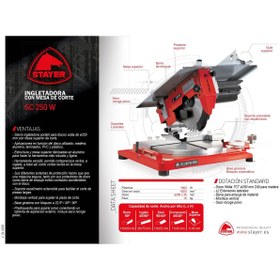 Resim STAYER SC 250 W Pro Gönye Kesme Makinesi 254 mm 