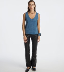 Resim Ovale Suede Top - M 