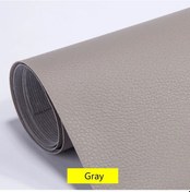 Resim 200x137cm Kendinden Yapışkanlı Pu Deri Kumaş Yama Araba Koltuğu Kanepe Tamir Gray 200x137cm 