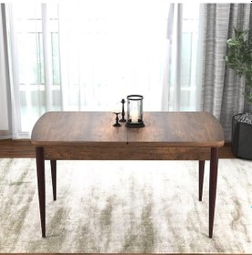 Resim Canisa Concept Kor Serisi 70x114 Açılabilir Mutfak Masası Takımı Barok Desen Masa 4 Krem Sandalye Krem 