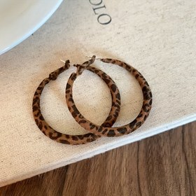 Resim Şık Leopar Desenli Suni Kürk Yuvarlak Küpeler - Fransız Vintage Tarzı, Altın Tonlu Halkalı Küpeler Kadınlar İçin, Partiler ve Hediyeler İçin Mükemmel, Tüm Sezonlara Uygun Çok Yönlü Takı, Parti Aksesuarları|Vintage Küpeler|Suni Kürk Küpeler 