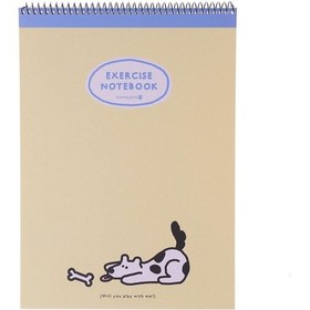 Resim Morning Glory 1500 Bloknot Defteri 25,5x18 Cm Köpek 14001-20011 Yeşil 