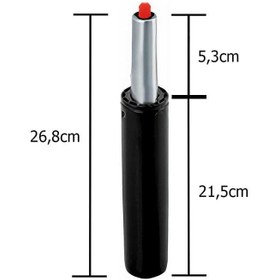 Resim ERDEMER Plastik Yıldız Ayak, 120'lik Amortisör, Çift Kollu Mekanizma Ve 5 Adet Tekerlek 