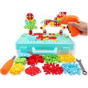 Resim 3D Yaratıcı 340 Parça Matkaplı Çanta Tamir Seti 