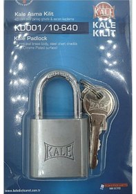 Resim Kale Kd001/10-640 Prinç Asma Kilit 40 Mm Nikel Kaplamalı 