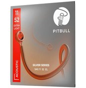 Resim PİTBULL SAG AKUSTİK GİTAR TELİ 11-52 Pitbull