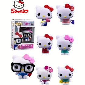 Resim Sevimli Kedi 50. Yıldönümü PVC Figürü için - Değiştirilebilir Aksesuarlarla Koleksiyonluk Oyuncak, Doğum Günleri, Cadılar Bayramı, Noel, Şükran Günü ve Bağımsızlık Günü için Mükemmel Hediye, Resmi Malzemeler 