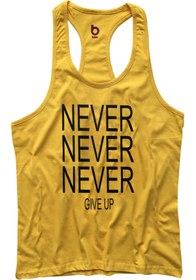 Resim BLUU Nevernever2 Fitness Gym Tank Top Sporcu Atleti 