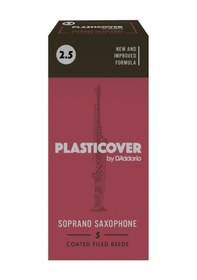 Resim D'addario Rrp05ssx250 Plasticover Soprano Saksafon Kamışı No: 2.5 Profesyonel - 5'li Paket Dış Mekan Performanslarına Uygun Ve Parlak Ses Projeksiyonu 