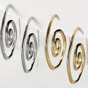 Resim Kadınlar için Şık Boho Esintili Spiral Halka Küpeler - Çinko Alaşım, Bakır Çiviler, Günlük Kıyafetler & Hediye İçin Mükemmel, Avrupa ve Amerikan Tarzı, Alaşım, Festival Hediyesi 