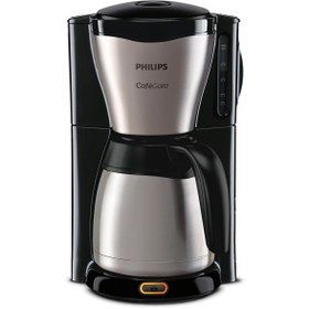 Resim Philips Isı Yalıtımlı Termos Sürahili, Paslanmaz Çelik Gövdeli Filtre Kahve Makinesi 