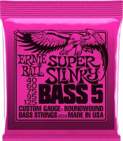 Resim Ernie Ball 2824 Slinky Round Wound Takım Tel 5 Telli Bas Gitar Te 
