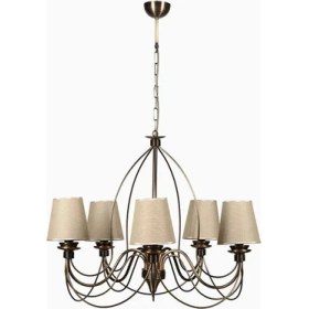 Resim Lumexx Berfin 5'li Eskitme Hasır Abajurlu 