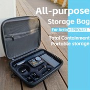 Resim Uygun DJI Action 5 Pro / 4/3 tüm yönlü çekim seti taşınabilir depolama çantası ruhsal göz osmo eylem kamerası omuz çantası koruyucu aksesuar kutusu düşme önleyici kılıf 
