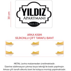 Resim Meyart Apartman Isimliği- Apartman Tabelası 