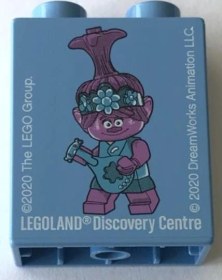 Resim Legoland Discovery Centre 2020 Poppy Trolls Duplo Brick 1x2x2 