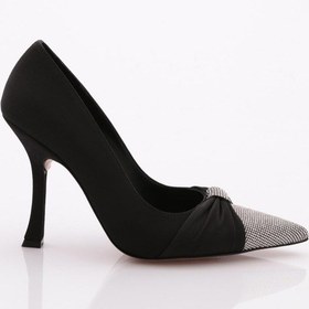 Resim Dgn 2106 Kadin Topuklu Ayakkabi 2106-2457-R1671 Siyah 