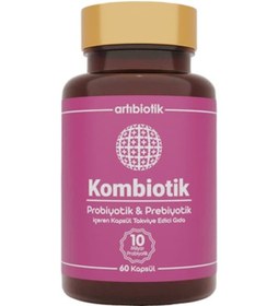 Resim Doğadan Bizim Artıbiotik Kombiotik Probiyotik & Prebiyotik 60 Kapsül 