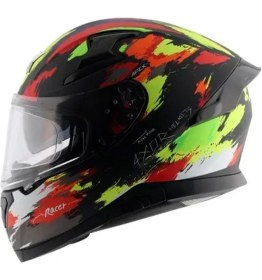Resim Axor Apex/racer E Full Face Mat Siyah Yeşil (M/c)- 