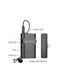 Resim Boya By-wm4 Pro-k5 Android Telefon Kablosuz Yaka Mikrofonu 