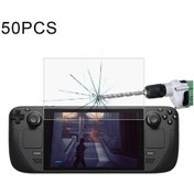 Resim 50 Adet 0.26mm 9h 2.5d Buharlı Güverte Oyun Konsolu Uyumlu Temperli Cam Filmi 