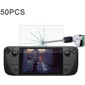 Resim 50 Adet 0.26mm 9h 2.5d Buharlı Güverte Oyun Konsolu Uyumlu Temperli Cam Filmi 