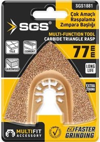 Resim Sgs 1881 Karbür Zımparalama Raspalama Bıçağı 77 Mm 