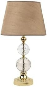 Resim vinner Bronz Kristal 2'li Küre Abajur - Gri Kırçıl VNRABJR2112070 