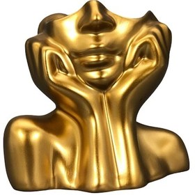 Resim Homyl Modern Masa Vazosu Çiçek Aranjmanı Ev Dekorasyonu Altın 